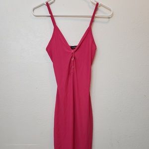 Rib Cami Midi Dress
